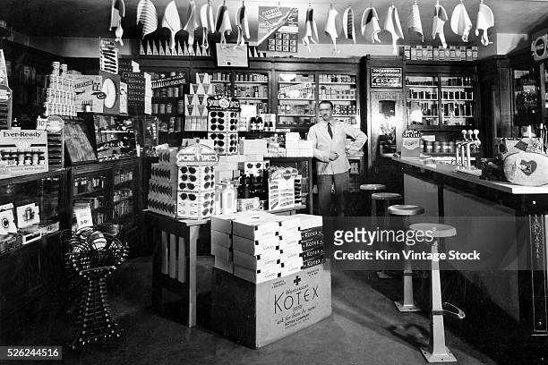 Drug store in Milwaukee Wisconsin, ca. 1935