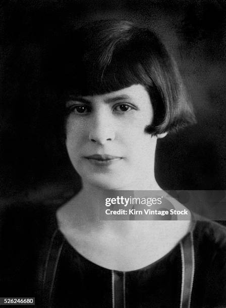 Young flapper studio portrait, ca. 1925