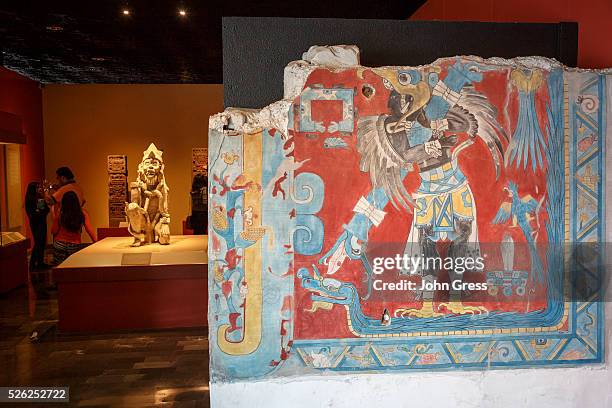 Tourists at the Museo Nacional de Antropologia in Mexico City, Mexico, September 20, 2015.