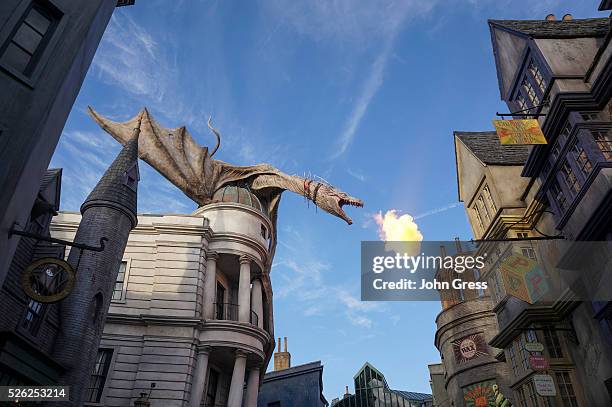 The Wizarding World of Harry Potter - Diagon Alley is seen at Universal Studios in Orlando, Florida, January 12, 2016.