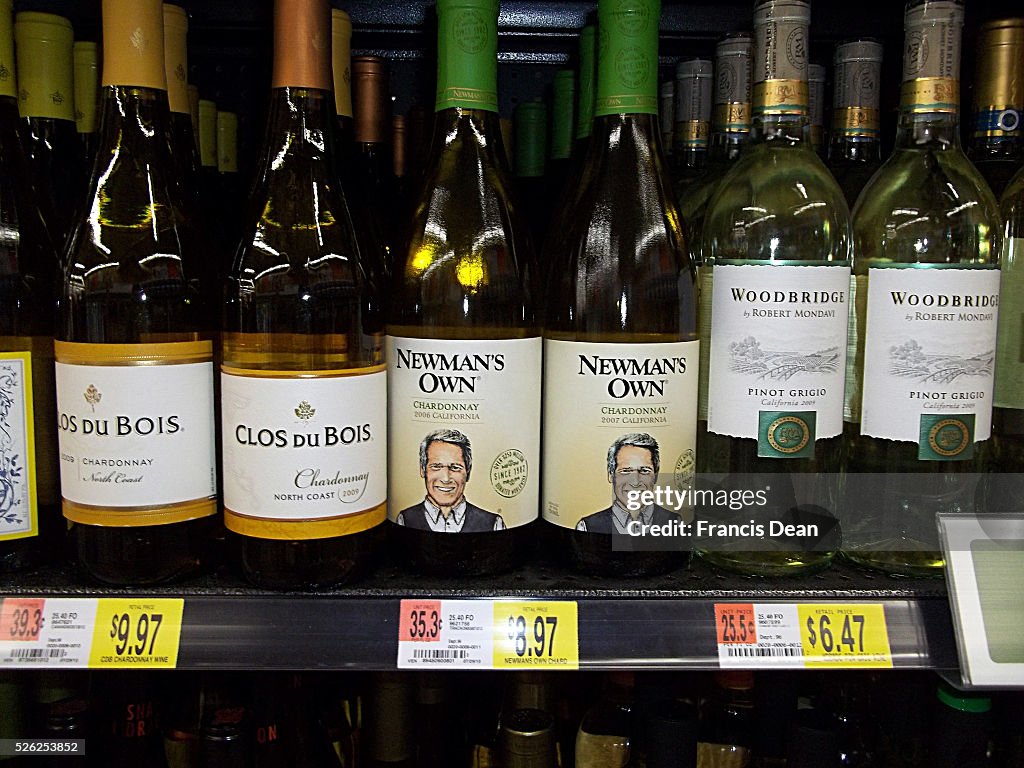 Poul Newmans own wine is selling in American Walmart in Washington state,usa