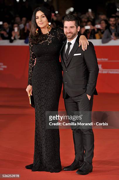 Italy- Premiere of the film Ville Marie- 10th Rome Film Festival Monica Bellucci and Guy Edoin at the Ville Marie premiere during 10th Rome Film...