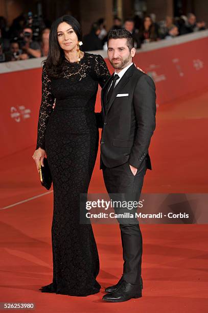 Italy- Premiere of the film Ville Marie- 10th Rome Film Festival Monica Bellucci and Guy Edoin at the Ville Marie premiere during 10th Rome Film...