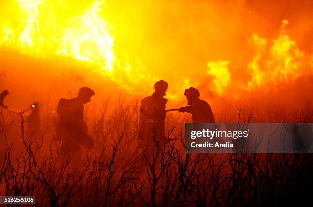 Although it represents only 15% of their job, with forest fires, house fires and vehicle fires, firefighting is the firemen's primary mission.