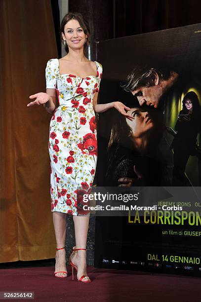 Ola Kurylenko at the Rome photocall of the film "La Corrispondenza"