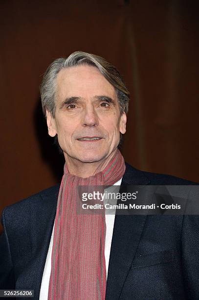Jeremy Irons at the Rome photocall of the film "La Corrispondenza"