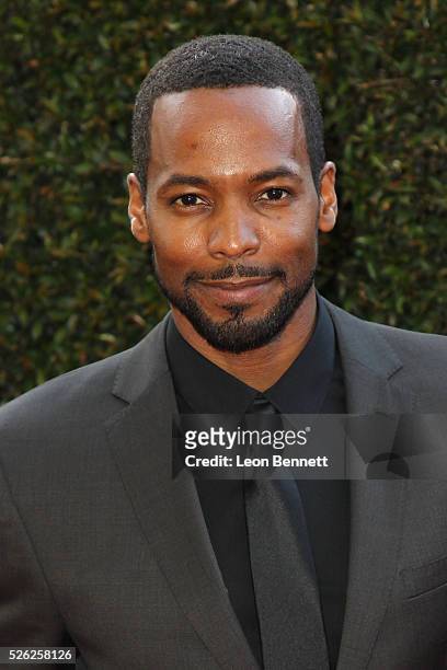 Actor Anthony Montgomery attends the 2016 Daytime Creative Arts Emmy Awards - Arrivals at Westin Bonaventure Hotel on April 29, 2016 in Los Angeles,...