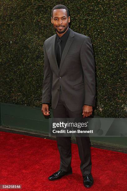 Actor Anthony Montgomery attends the 2016 Daytime Creative Arts Emmy Awards - Arrivals at Westin Bonaventure Hotel on April 29, 2016 in Los Angeles,...