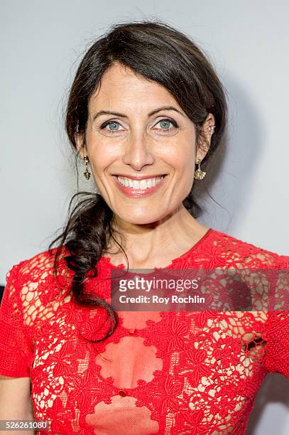 Actress Lisa Edelstein attends The Creative Coalition's Night Before Dinner at The Supper Suite by STK on April 29, 2016 in Washington, DC.