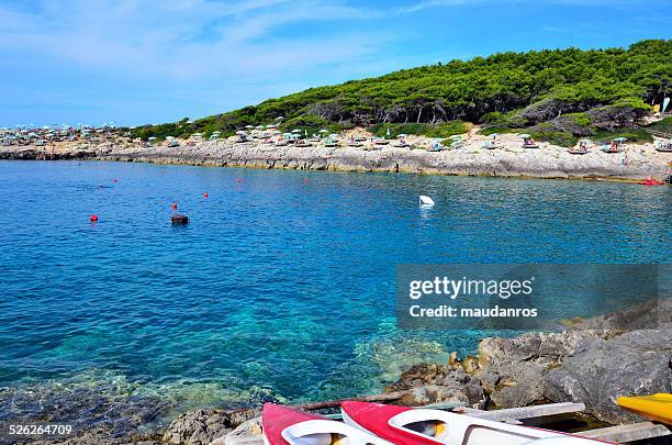 tremiti islands - san nicolas island stock pictures, royalty-free photos & images