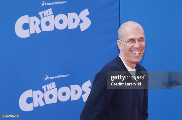 Jeffrey Katzenberg attends The Croods film premiere at the AMC Loews Lincoln Square in New York City. �� LAN