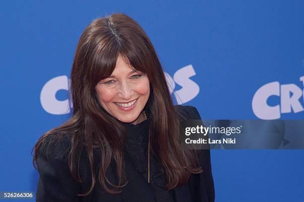 Catherine Keener attends The Croods film premiere at the AMC Loews Lincoln Square in New York City. �� LAN