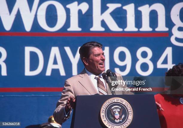 Ronald Wilson Reagan was the 40th President of the United States , the 33rd Governor of California and prior to that, an actor appearing in over 50...