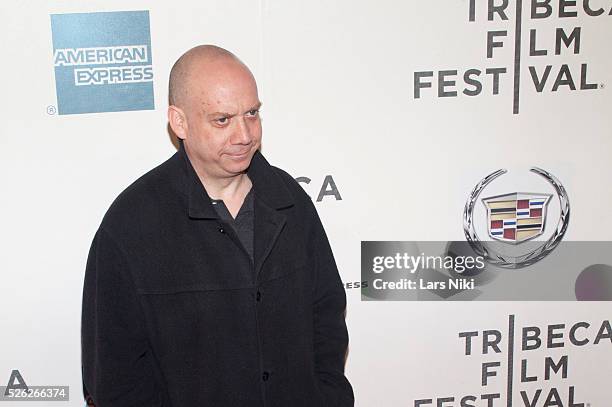 Paul Giamatti attends the Almost Christmas film premiere during the Tribeca Film Festival at BMCC in New York City. �� LAN