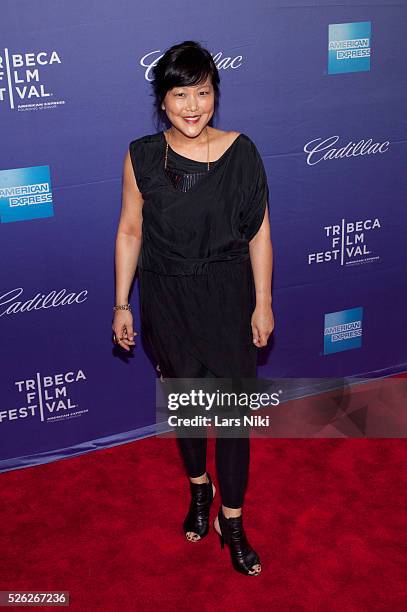 Chiemi Karasawa attends the Elaine Stritch: Shoot Me Premiere during the 2013 Tribeca Film Festival at the SVA Theater in New York City. �� LAN