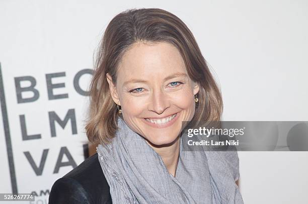 Jodie Foster attends the Sunlight Jr Film Premiere during the 2013 Tribeca Film Festival at the BMCC in New York City. �� LAN