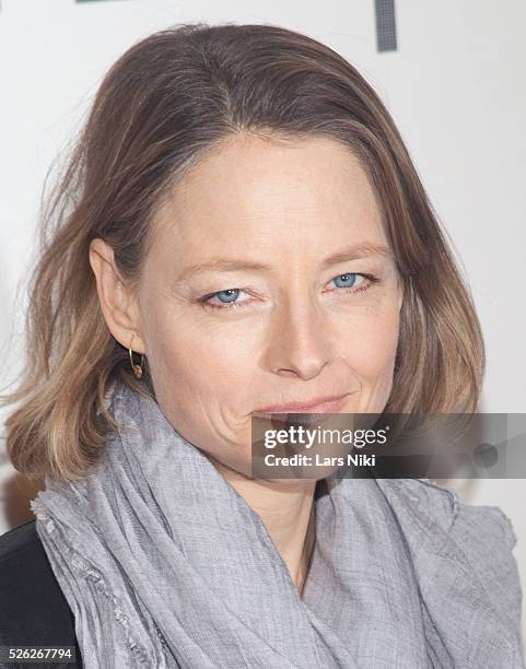 Jodie Foster attends the Sunlight Jr Film Premiere during the 2013 Tribeca Film Festival at the BMCC in New York City. �� LAN