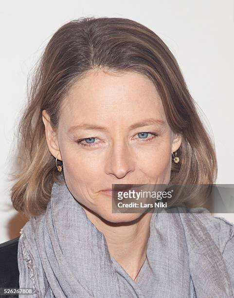 Jodie Foster attends the Sunlight Jr Film Premiere during the 2013 Tribeca Film Festival at the BMCC in New York City. �� LAN