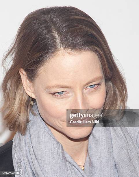 Jodie Foster attends the Sunlight Jr Film Premiere during the 2013 Tribeca Film Festival at the BMCC in New York City. �� LAN