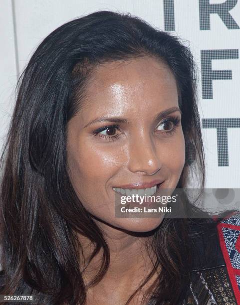 Padma Lakshmi attends the Sunlight Jr Film Premiere during the 2013 Tribeca Film Festival at the BMCC in New York City. �� LAN