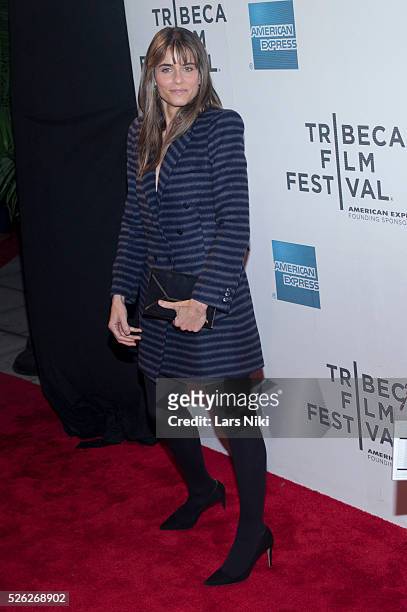 Amanda Peet attends the Trust Me Film Premiere during the 2013 Tribeca Film Festival at the BMCC in New York City. �� LAN