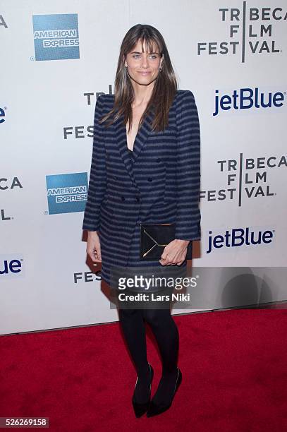 Amanda Peet attends the Trust Me Film Premiere during the 2013 Tribeca Film Festival at the BMCC in New York City. �� LAN
