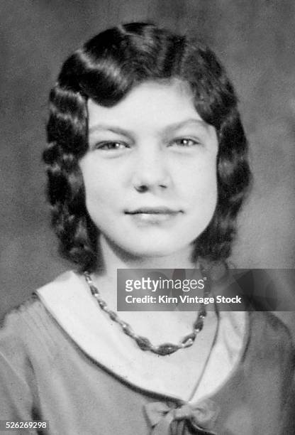 School girl portrait, ca. 1932