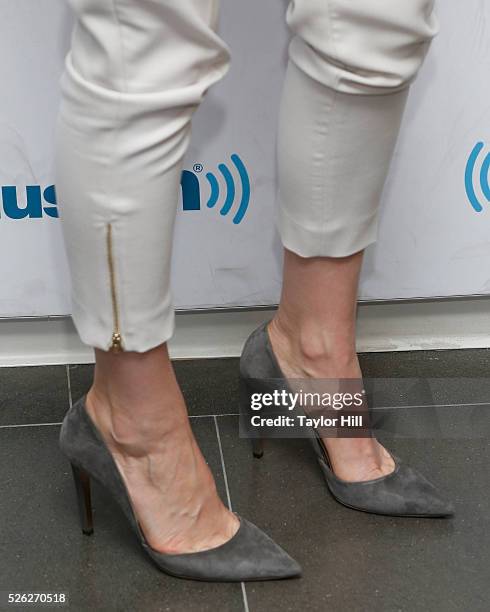 Actress Caitriona Balfe visits the SiriusXM Studios on April 29, 2016 in New York, New York.