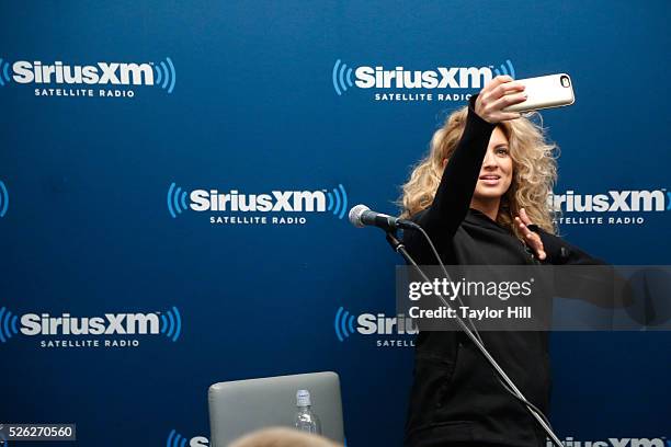 Musician Tori Kelly visits the SiriusXM Studios on April 29, 2016 in New York, New York.