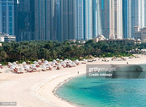 marina beach dubai - dubai marina stock pictures, royalty-free photos & images