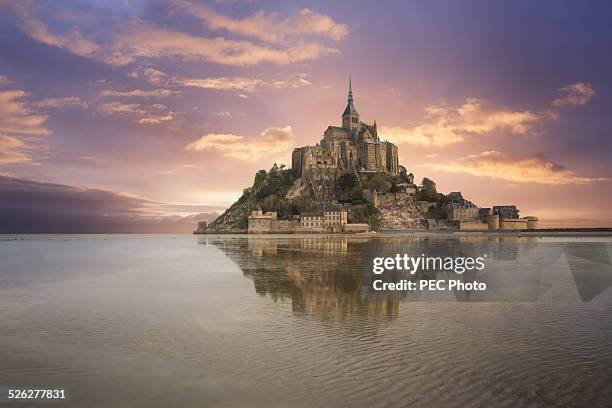 mont saint michel - normandy - fotografias e filmes do acervo