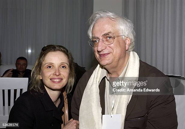 Actress Julie Delpy and Director Bertrand Tavernier attend the post screening party for the 9th Annual City of Lights, City of Angels Film Festival...