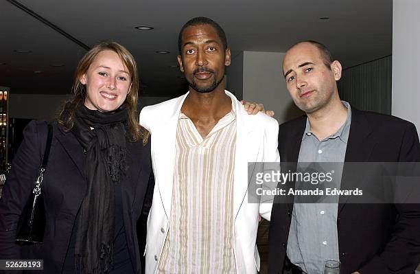 Eglantine Langevin, Trey Ellis and Director Laurent Tirard attend the post screening party for the 9th Annual City of Lights, City of Angels Film...