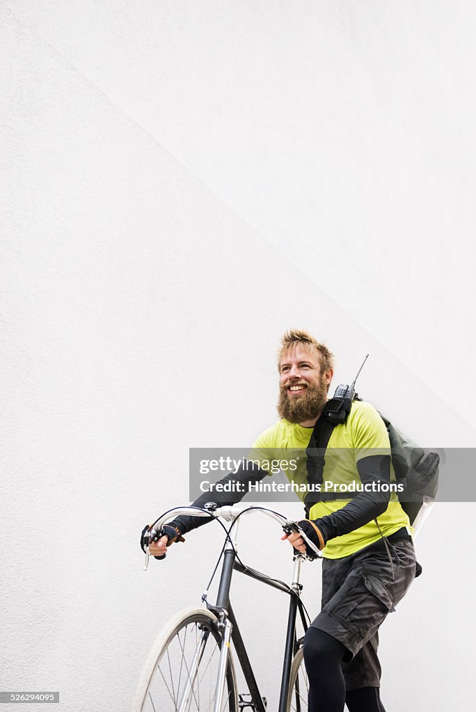 Bike Messenger Portrait