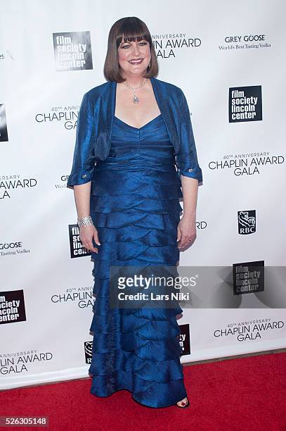 Ann Hampton Callaway attends The 40th Anniversary Chaplin Award Gala at Avery Fisher Hall at Lincoln Center for the Performing Arts in New York City....
