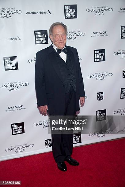 George Segal attends The 40th Anniversary Chaplin Award Gala at Avery Fisher Hall at Lincoln Center for the Performing Arts in New York City. �� LAN