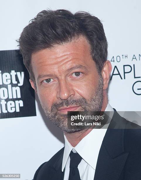 Yvan Mispelaere attends The 40th Anniversary Chaplin Award Gala at Avery Fisher Hall at Lincoln Center for the Performing Arts in New York City. ��...