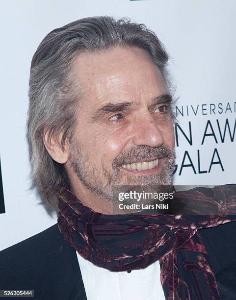 Jeremy Irons attends The 40th Anniversary Chaplin Award Gala at Avery Fisher Hall at Lincoln Center for the Performing Arts in New York City. �� LAN