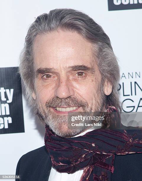 Jeremy Irons attends The 40th Anniversary Chaplin Award Gala at Avery Fisher Hall at Lincoln Center for the Performing Arts in New York City. �� LAN