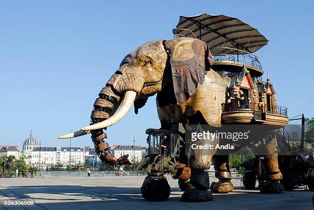 On the Isle of Nantes, the Great Elephant is a mechanical elephant made of wood and steel and created by the "Machines de lIle" which can take up to...