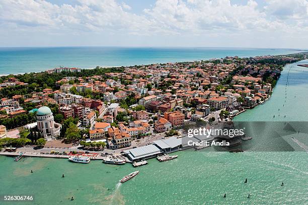 The Lido, a 11 km long sandbar where the Mostra Internazionale d'Arte Cinematografica takes place every year.