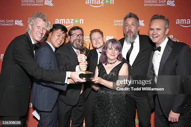 Writer Rob Hoegee, director Sung Jin Ahn; executive producer Chris Prynoski, producer Ben Kalina, executive producer Shannon Prynoski, art director...