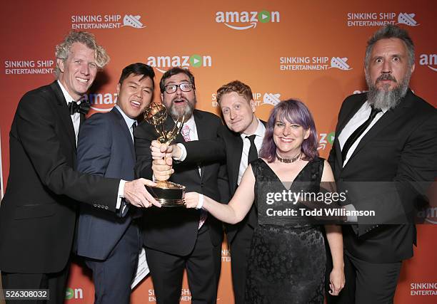 Writer Rob Hoegee, director Sung Jin Ahn; executive producer Chris Prynoski, producer Ben Kalina, executive producer Shannon Prynoski and art...