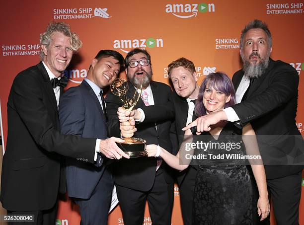 Writer Rob Hoegee, director Sung Jin Ahn; executive producer Chris Prynoski, producer Ben Kalina, executive producer Shannon Prynoski and art...