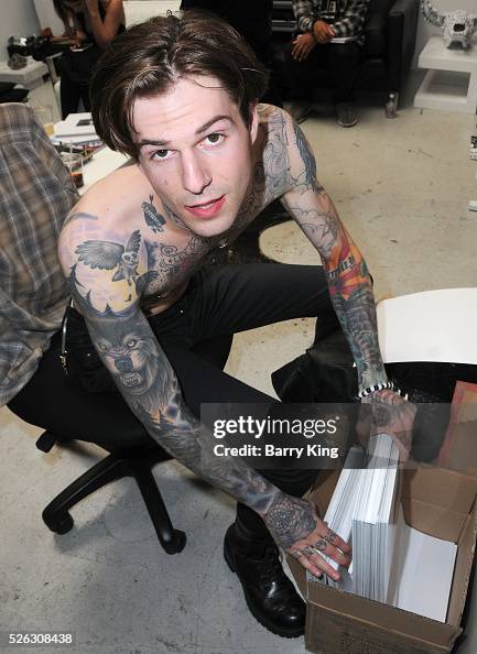Jesse Rutherford Musician/singer Jesse Rutherford of The Neighbourhood attends book ...