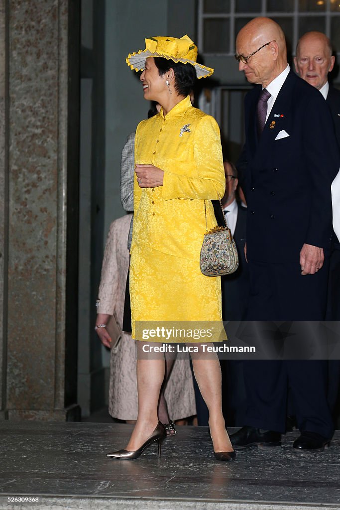 Te Deum Thanksgiving Service Arrivals - King Carl Gustaf of Sweden Celebrates His 70th Birthday