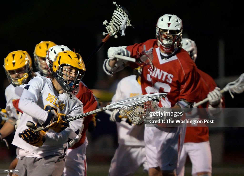 Bullis plays St. Stephen's/St. Agnes in boys lacrosse