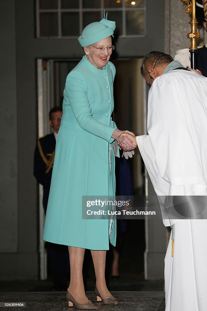 Te Deum Thanksgiving Service Arrivals - King Carl Gustaf of Sweden Celebrates His 70th Birthday