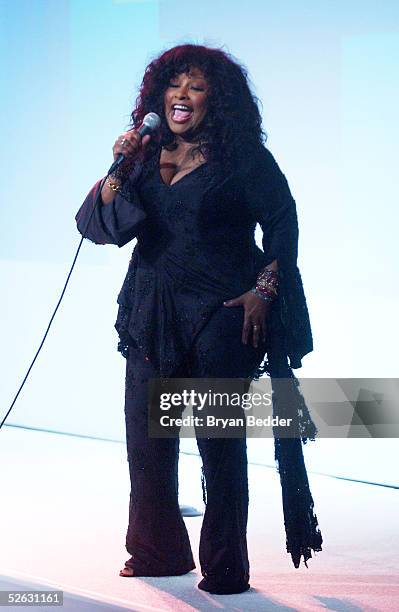 Chakacon Singer Chaka Khan performs on stage at the Lifetime Television's ...