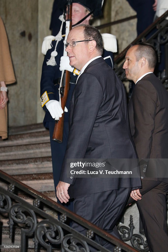 Te Deum Thanksgiving Service Arrivals - King Carl Gustaf of Sweden Celebrates His 70th Birthday